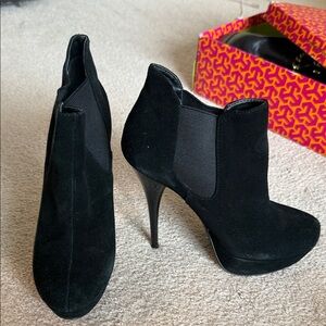 Black Suede Ankle Boots